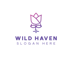 Flower Face Spa logo design