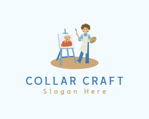 Painter Painting Artwork logo design