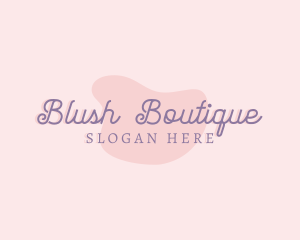 Blush - Cosmetic Style Fashion logo design