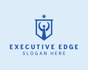 Leadership - People Leadership Shield logo design