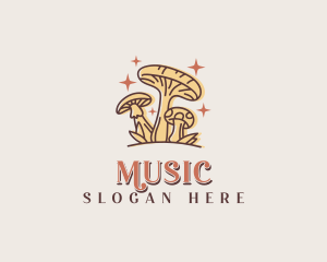 Mushroom Organic Garden Logo