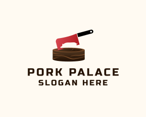 Pork - Pork Pig Butcher logo design