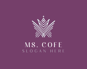 Elegant Royal Tiara logo design