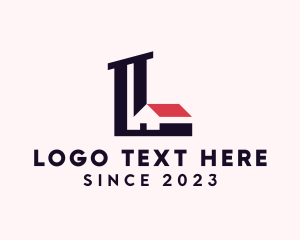 Real Estate - House Property Letter L logo design