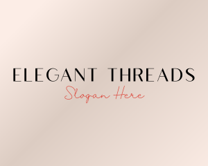 Elegant Fashion Boutique logo design