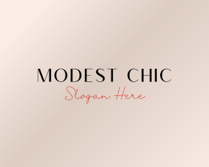 Elegant Fashion Boutique logo design