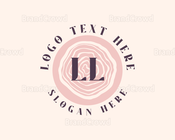 Feminine Wood Cosmetics Makeup Logo