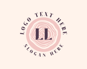 Elegance - Feminine Wood Cosmetics Makeup logo design