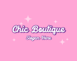 Chic - Retro Sparkle Star logo design
