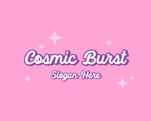 Starburst - Retro Sparkle Star logo design
