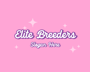 Retro Sparkle Star logo design