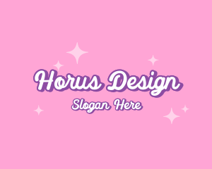 Retro Sparkle Star logo design