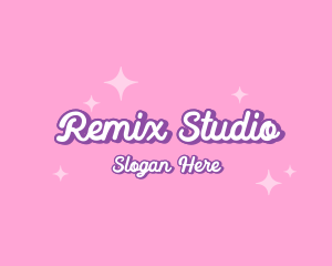 Retro Sparkle Star logo design