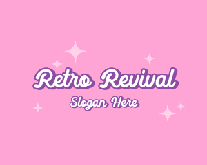 Retro - Retro Sparkle Star logo design