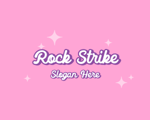 Retro Sparkle Star logo design