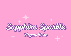 Retro Sparkle Star logo design