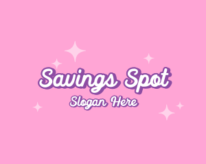 Retro Sparkle Star logo design