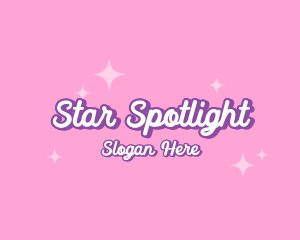 Retro Sparkle Star logo design