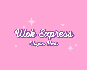 Retro Sparkle Star logo design