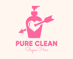 Cleanser - Pink Lovely Lotion logo design