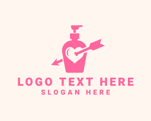 Abstract - Pink Lovely Lotion logo design