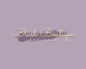 Blush - Beauty Cursive Style logo design
