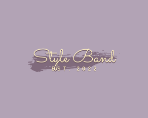 Beauty Cursive Style logo design