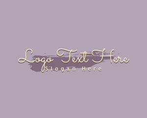 Beauty Cursive Style Logo