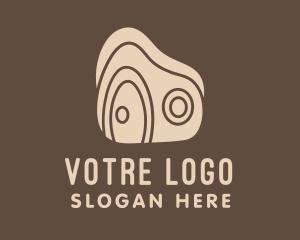 Wooden House Door Logo