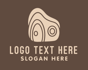 Wooden House Door Logo