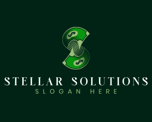 Dollar Money Letter S logo design