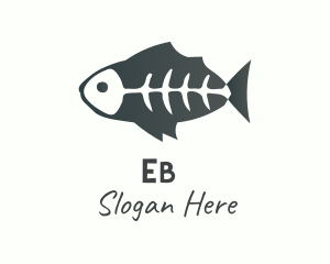 Tuna - Sketchy Fish Xray logo design