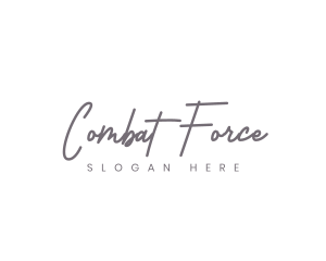 Cursive - Generic Cursive Signature logo design