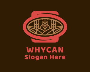 Organic Wheat Farm  Logo