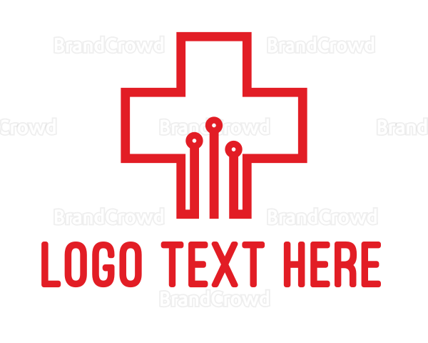 Medical Circuit Cross Logo