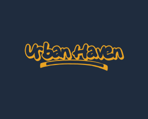 Urban Style Handwriting logo design