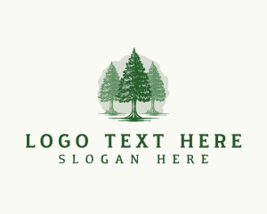 Resort - Pine Tree Forestry logo design