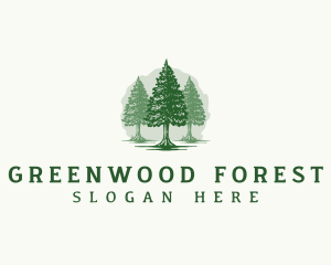 Pine Tree Forestry logo design