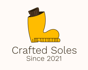 Bootmaker - Sock Rain Boots logo design