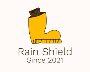 Sock Rain Boots logo design