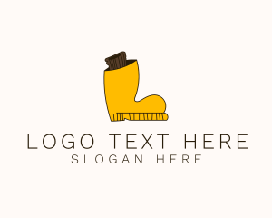 Boots - Sock Rain Boots logo design