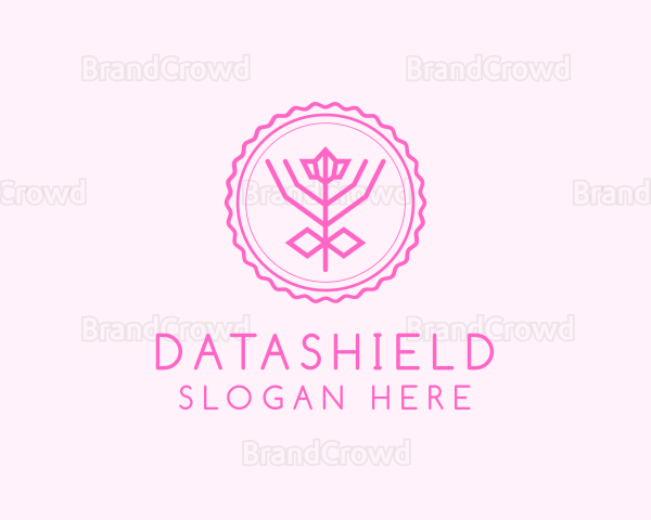 Flower Badge Wellness Logo