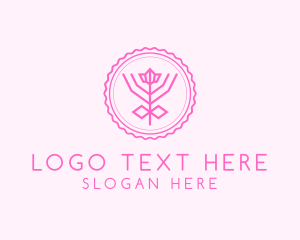 Flower Badge Wellness Logo