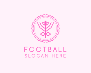 Flower Shop - Flower Badge Wellness logo design
