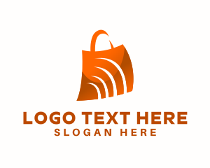 Paper Bag - Shopping Bag Boutique logo design