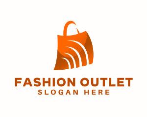 Outlet - Shopping Bag Boutique logo design