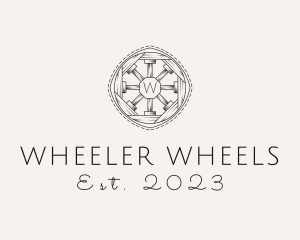 Cart Wheel Delivery logo design