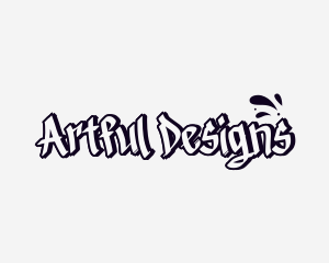 Street Art Hiphop Business logo design