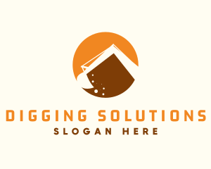 Excavator - Mining Excavator Machine logo design