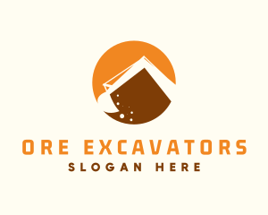 Mining - Mining Excavator Machine logo design